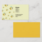 Carte De Visite Abeilles 2 de Bizzy (Devant / Derrière)