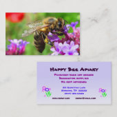 Carte De Visite Abeilles à vendre (Devant / Derrière)