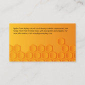 Carte De Visite Abeilles de miel et Fleurs de marguerite (Dos)