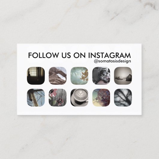 Carte De Visite abonnés instagram (Dos)