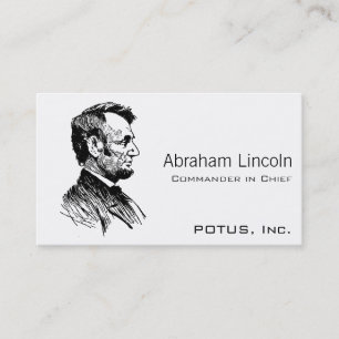 Carte De Visite Abraham Lincoln