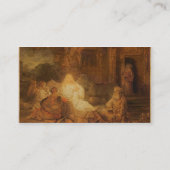 Carte De Visite Abraham reçoit les trois anges, 1646 (huile sur la (Dos)