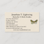 Carte De Visite Abraxas grossulariata, Image de couleur de la teig (Dos)