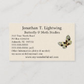 Carte De Visite Abraxas sylvata - La papillon de papillon (Dos)