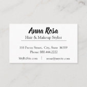 Carte De Visite Abrégé sur mol diamant de Bling de bleu de (Dos)