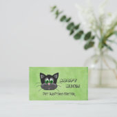 Carte De Visite Abri du centre d'adoption pour animaux de compagni (Debout devant)