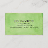 Carte De Visite Abri du centre d'adoption pour animaux de compagni (Dos)