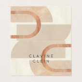 Carte De Visite Abstract Artist Art Atelier Artisan Creative Busin (Extérieur déplié)