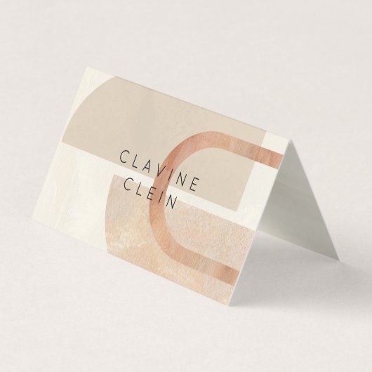 Carte De Visite Abstract Artist Art Atelier Artisan Creative Busin (Devant)