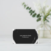 Carte De Visite Abstract Black (Debout devant)