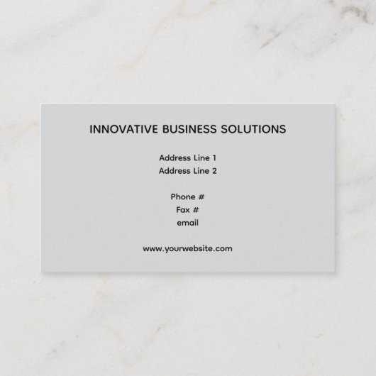 Carte De Visite Abstract Digital Wave Particles High Tech (Dos)