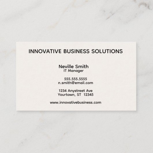 Carte De Visite Abstract Fire Light Tech Business Computer  (Dos)