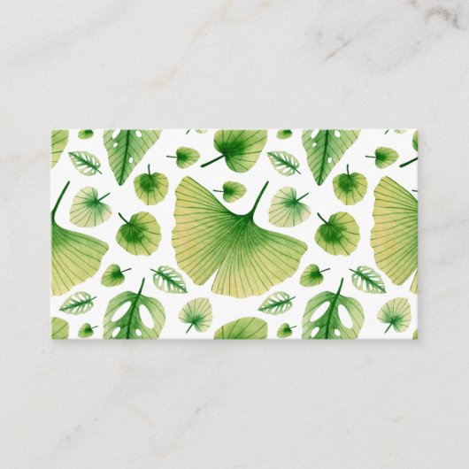 Carte De Visite Abstract tropical art (Devant)
