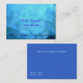 Carte De Visite abstraction of water (Devant / Derrière)