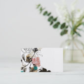 Carte de visite abstrait (Debout devant)