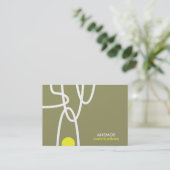 Carte De Visite abstrait (Debout devant)