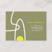 Carte De Visite abstrait (Dos)