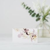 Carte de visite abstrait (Debout devant)
