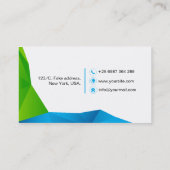 Carte de visite abstrait (Dos)