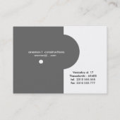 Carte De Visite abstrait (Dos)