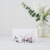 Carte de visite abstrait (Debout devant)