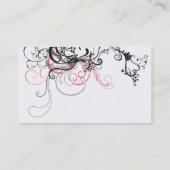 Carte de visite abstrait (Dos)