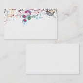 Carte de visite abstrait (Devant / Derrière)