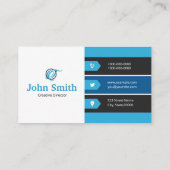 Carte de visite Abstrait (Dos)