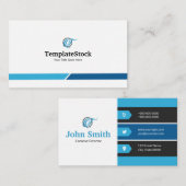 Carte de visite Abstrait (Devant / Derrière)