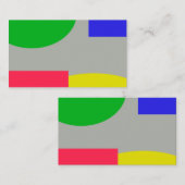 Carte De Visite Abstrait (Devant / Derrière)