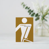 Carte De Visite abstrait (Debout devant)