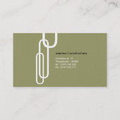 Carte De Visite abstrait (Dos)
