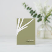 Carte De Visite abstrait (Debout devant)