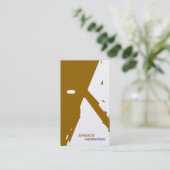 Carte De Visite abstrait (Debout devant)
