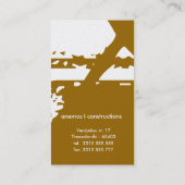 Carte De Visite abstrait (Dos)