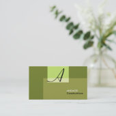 Carte De Visite abstrait (Debout devant)
