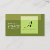 Carte De Visite abstrait (Dos)