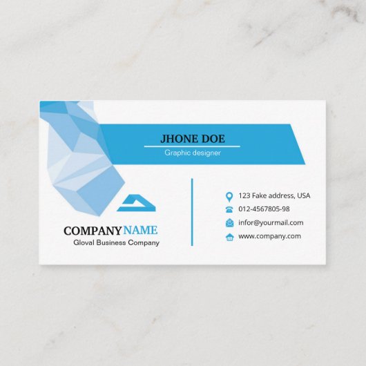 Carte de visite Abstrait (Dos)