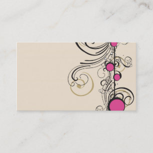 Carte de visite abstrait