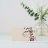 Carte de visite abstrait (Debout devant)