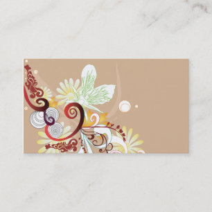 Carte de visite abstrait