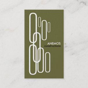 Carte De Visite abstrait