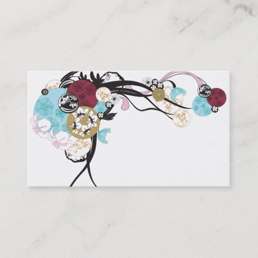 Carte de visite abstrait (Devant)