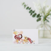 Carte de visite abstrait (Debout devant)