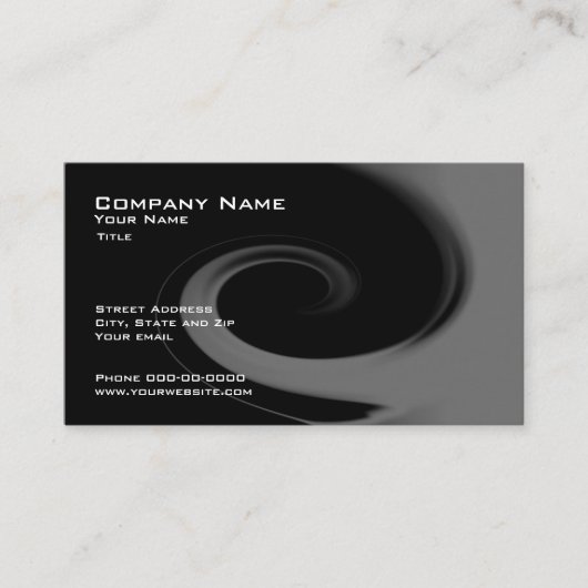 Carte de visite Abstrait (Devant)