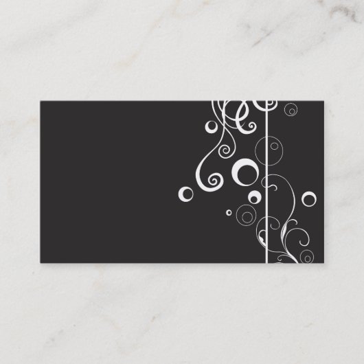 Carte de visite abstrait (Devant)