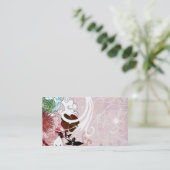 Carte de visite abstrait (Debout devant)