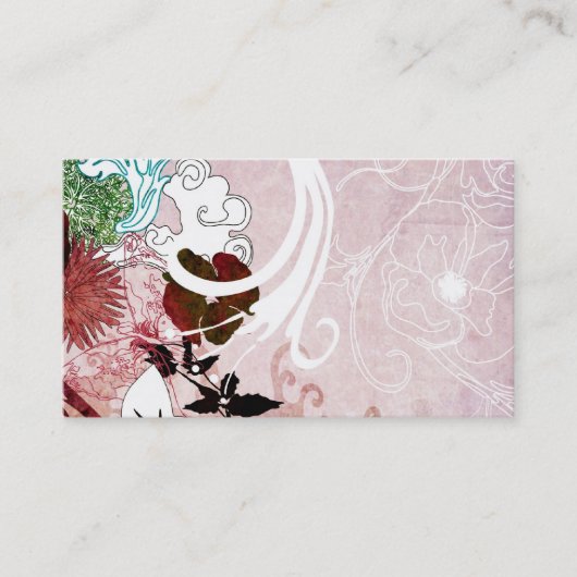 Carte de visite abstrait (Devant)