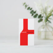 Carte De Visite abstrait (Debout devant)