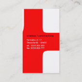 Carte De Visite abstrait (Dos)